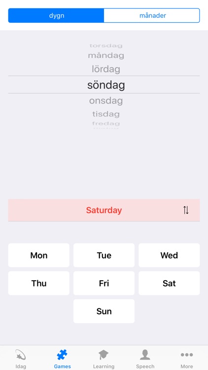 Learn Swedish - Calendar