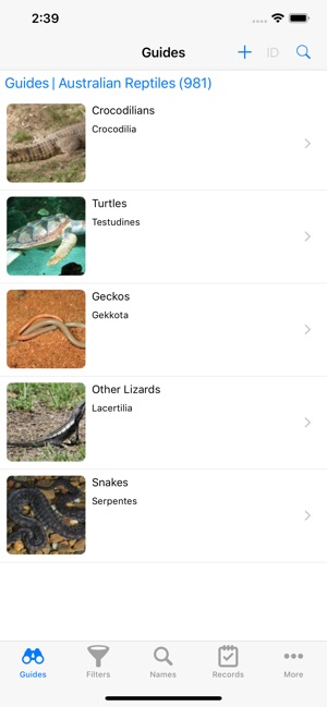 Australian Reptiles and Frogs