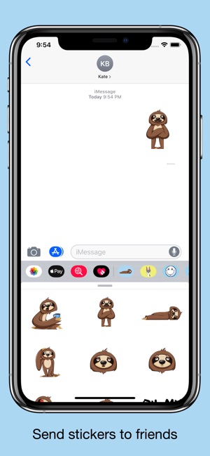 Sloth emojis & funny stickers(圖4)-速報App