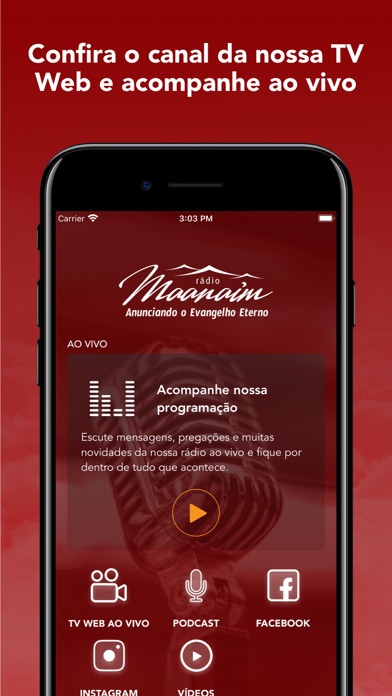 Rádio MAANAIM screenshot 3