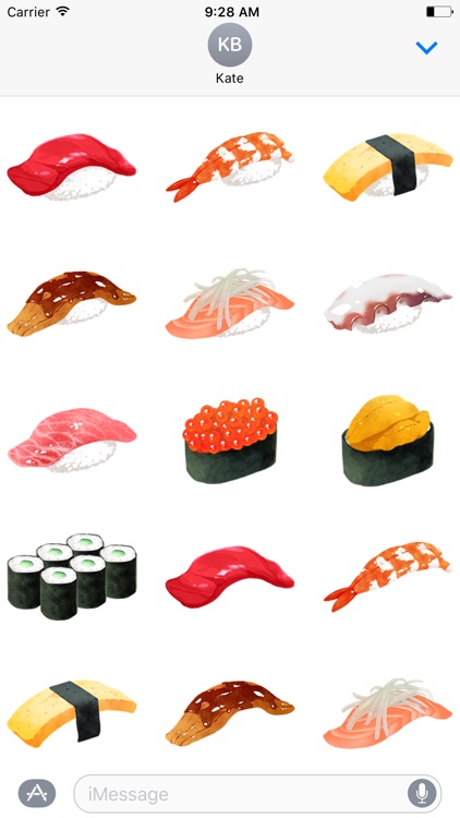 maruco Sushi Sticker