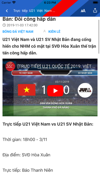 thethao247.vn - Thể Thao 247 screenshot 2