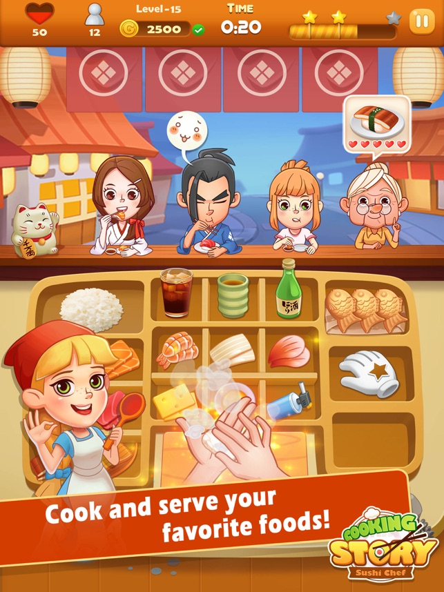 Sushi Master - Cooking story