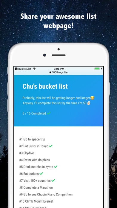 Bucket List Maker screenshot 2