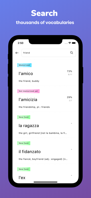 Memorize: Learn Italian Words(圖4)-速報App