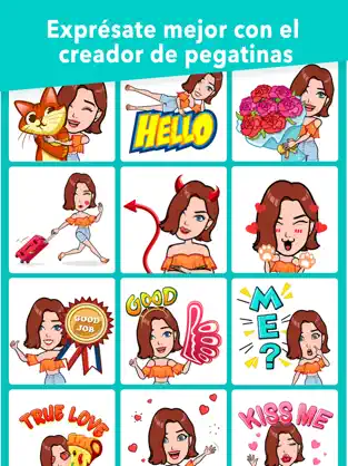 Screenshot 4 Emojis, pegatinas: Zmoji Me iphone