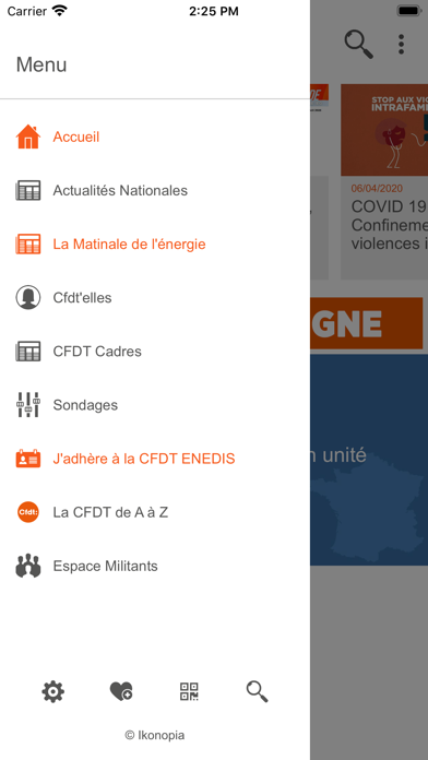 CFDT ENEDIS screenshot 2