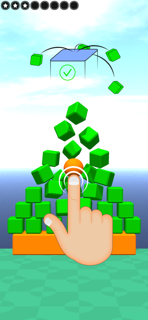 Knock Down Green Blocks 2