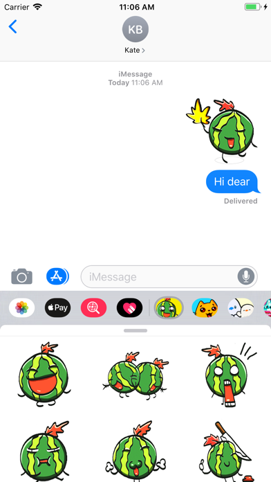 watermelon sticker screenshot 3