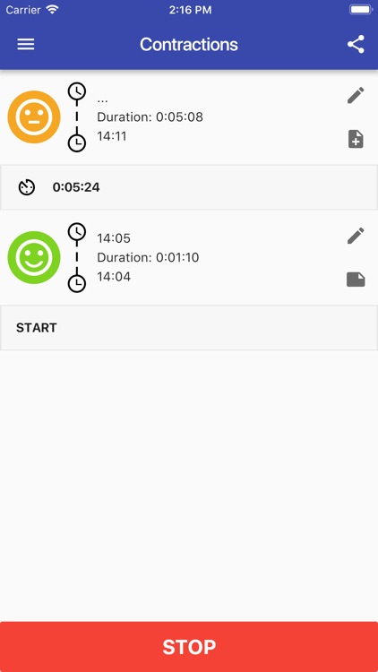 Easy Contraction Timer screenshot-5