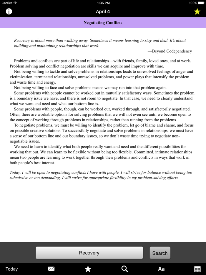 The Language of Letting Go