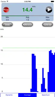 zephyrpro wind meter iphone screenshot 2