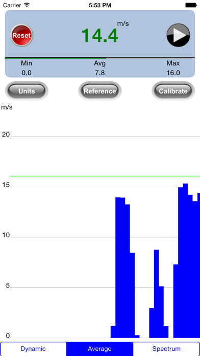 ZephyrPro Wind Meter screenshot1