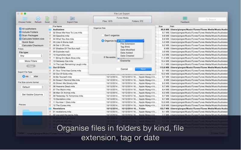 File List Export Screenshot 05 cezz24n