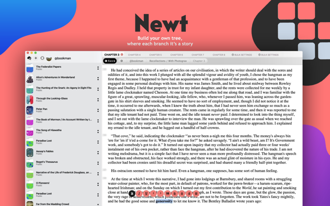 Newt - Write and read Stories