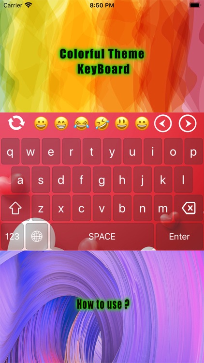 Colorful Theme Keyboard