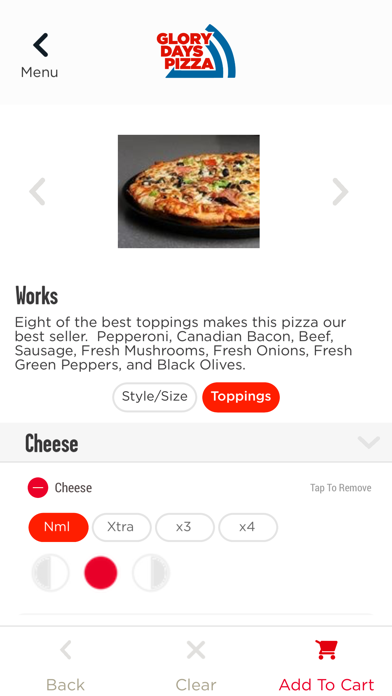 How to cancel & delete Glory Days Pizza from iphone & ipad 4