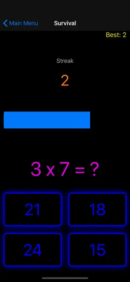 Game screenshot Neon Times Tables hack
