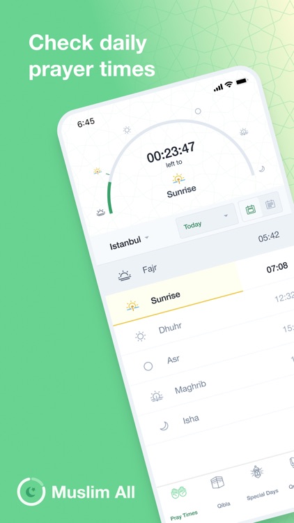 Muslim All:Prayer Times &Quran screenshot-6