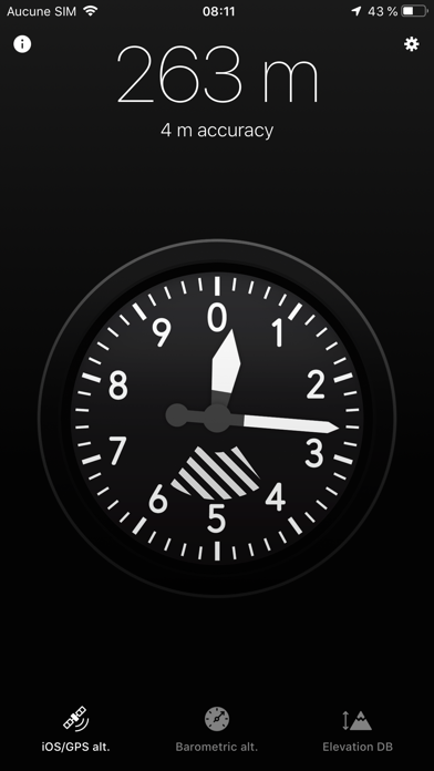 Altimeter XQ - GPS altitude Screenshot 1