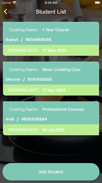 Cooking Classes Manager screenshot-6