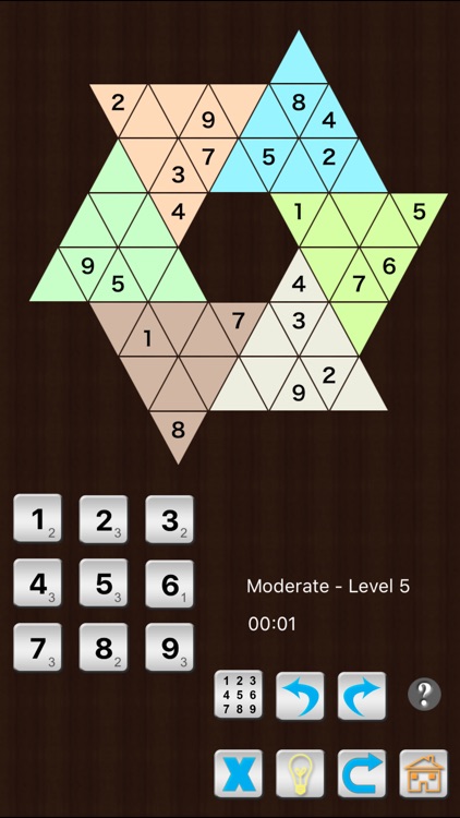 Star Sudoku - Six Triangles