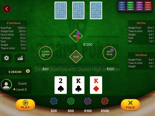 Four card poker practice rules