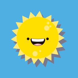 Sun emoji sticker 2019