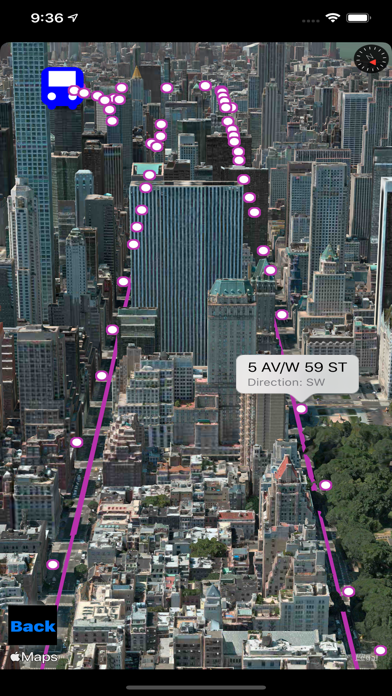 Bus NYC in 3D City View Lite screenshot 3