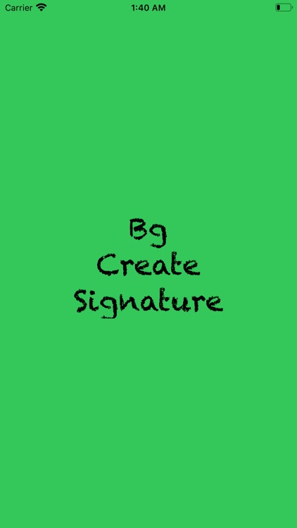 Bg Create Signature