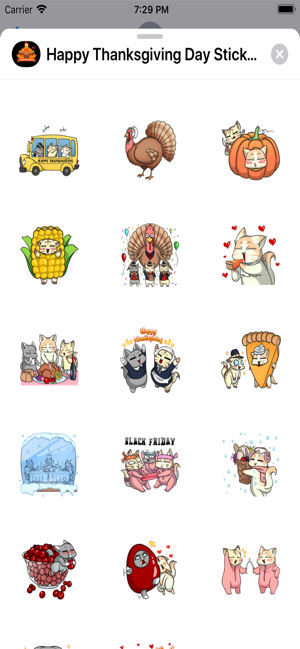 Happy Turkey Day Stickers(圖2)-速報App