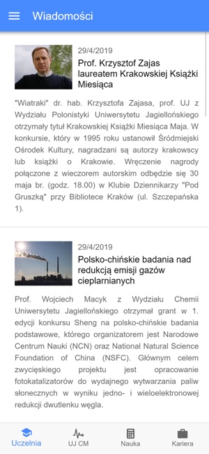 Uniwersytet Jagielloński(圖2)-速報App