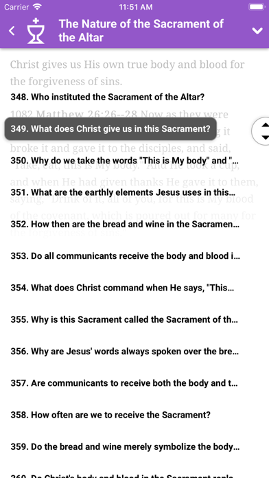 Luther's Small Catechism Screenshot