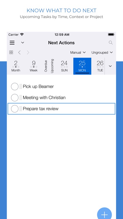 Organize:Me Cloud To-Do's
