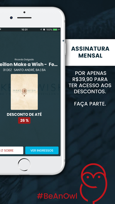 How to cancel & delete Owls - Descontos em Eventos from iphone & ipad 3