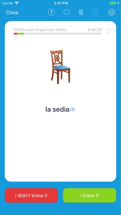 Learn Italian: Voc App Lessons screenshot 3