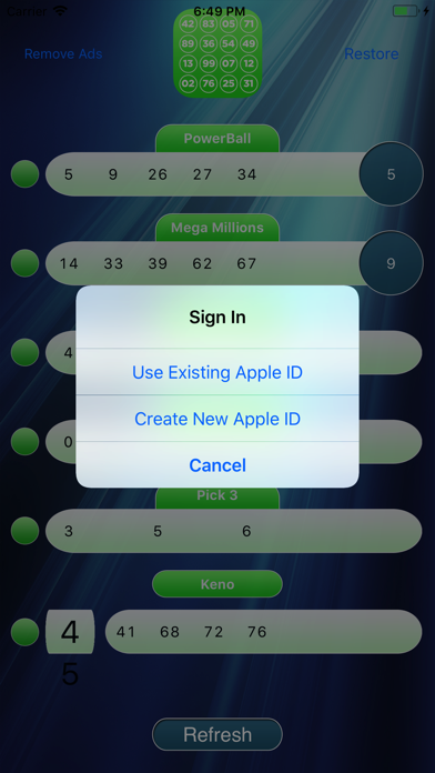 How to cancel & delete My Lottery App from iphone & ipad 3