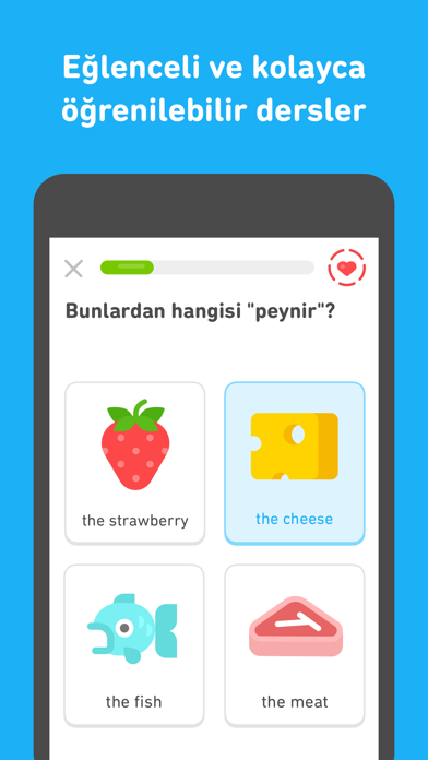 Duolingo iphone ekran görüntüleri