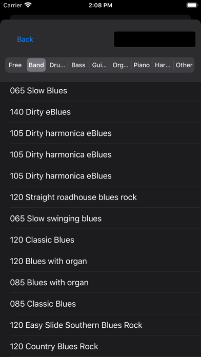 Blues Backing Tracks ... screenshot1