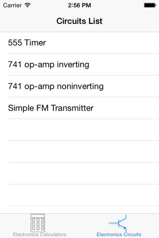 Electronics Circuit Calculator screenshot 4