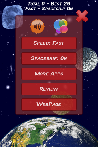 Tap the Asteroids Pro - náhled
