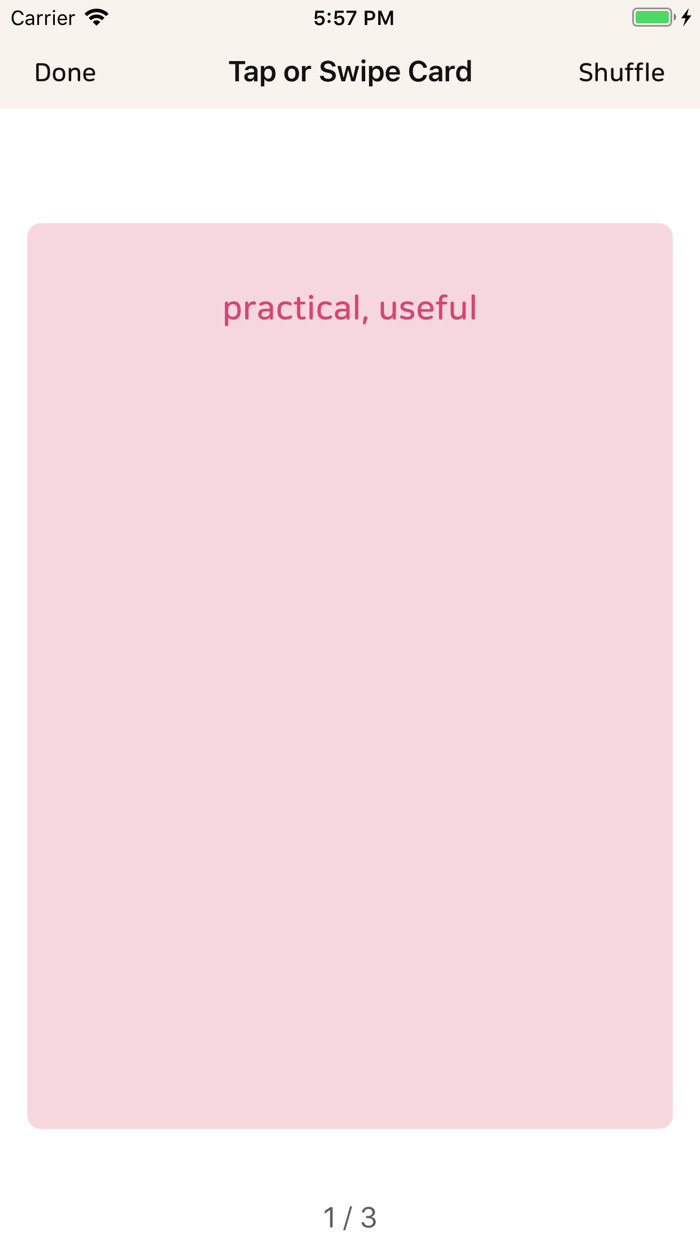 Unlimited Flash Cards