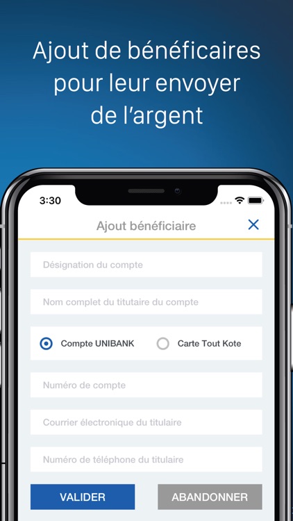 Changer Carte De Credit Apple Store UniMobile. by UNIBANK HAITI S.A