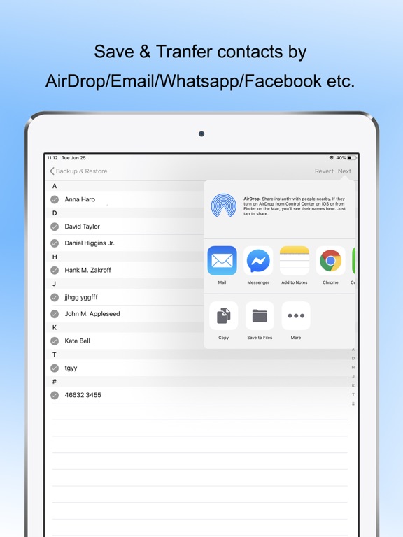 Screenshot #5 pour Easy Contacts Manager