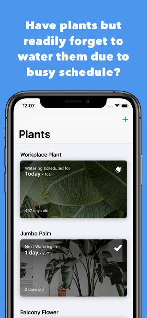 Water My Plant: Reminder app