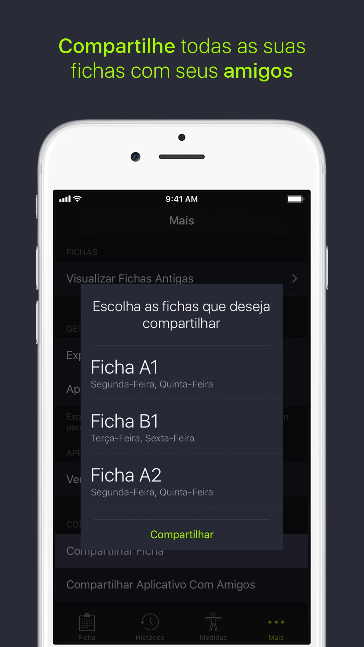 Screenshot do app SmartGym: Gerencie Seu Treino