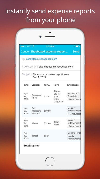Shoeboxed Receipt Tracker screenshot-3