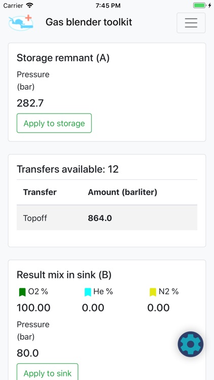 Gas blender toolkit screenshot-8