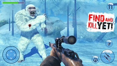 Yeti Monster 3D Hunting Game screenshot 2