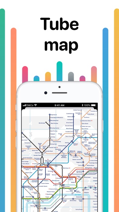 Tube crowding, map & status screenshot 3